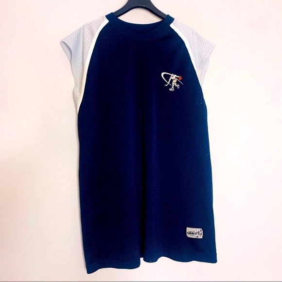 And 1 mesh navy gray color block men’s athletic sleeveless basketball Jersey top - Picture 1 of 4